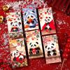 6pcs Cute New Year Panda Red Envelopes Traditional Lucky Money Packets  Lunar New Year Gifts