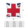 Flag Of The United Kingdom 2 Pcs Square Pillowcase Pillow Cover Cushion Decor Comfort Throw Pillow For Home Sofa