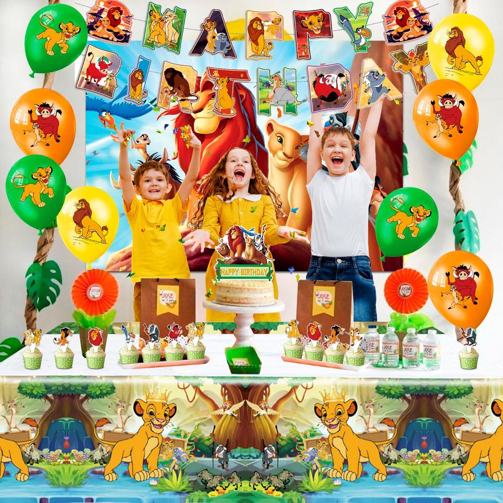 38pcs Cartoon Party Decorations, Cartoon Birthday Decorations Set - Cartoon Balloons Banner & Cartoon Balloon Cupcake Decorations etc Cartoon Themed