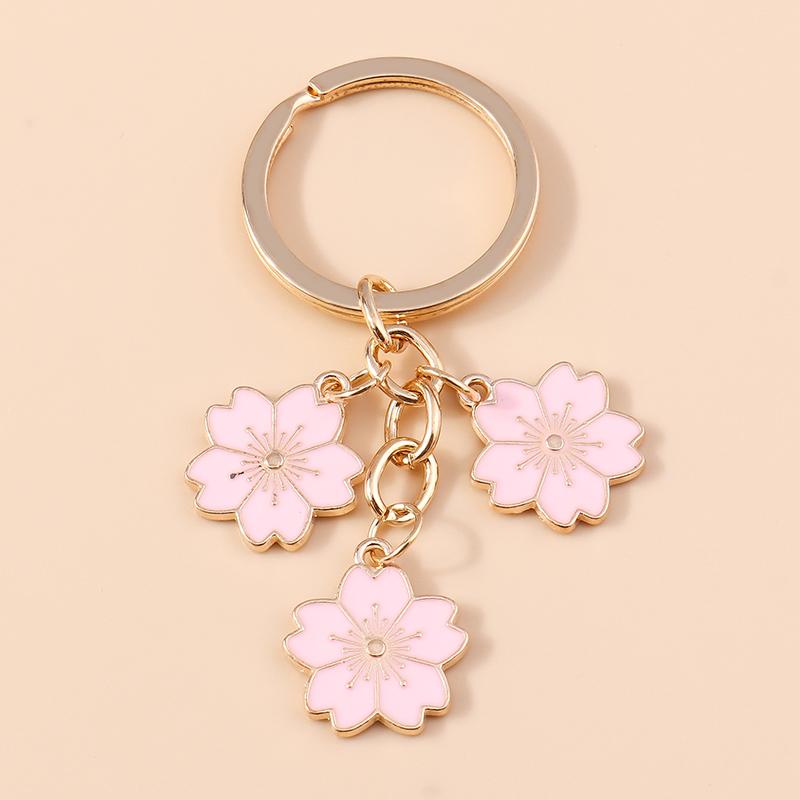 Милый Эмалированный Брелок-Подсолнух Женский Девочки Цветок Брелок Подвески для Декора Сумки DIY Ручная Работа Ювелирные Изделия Подарки