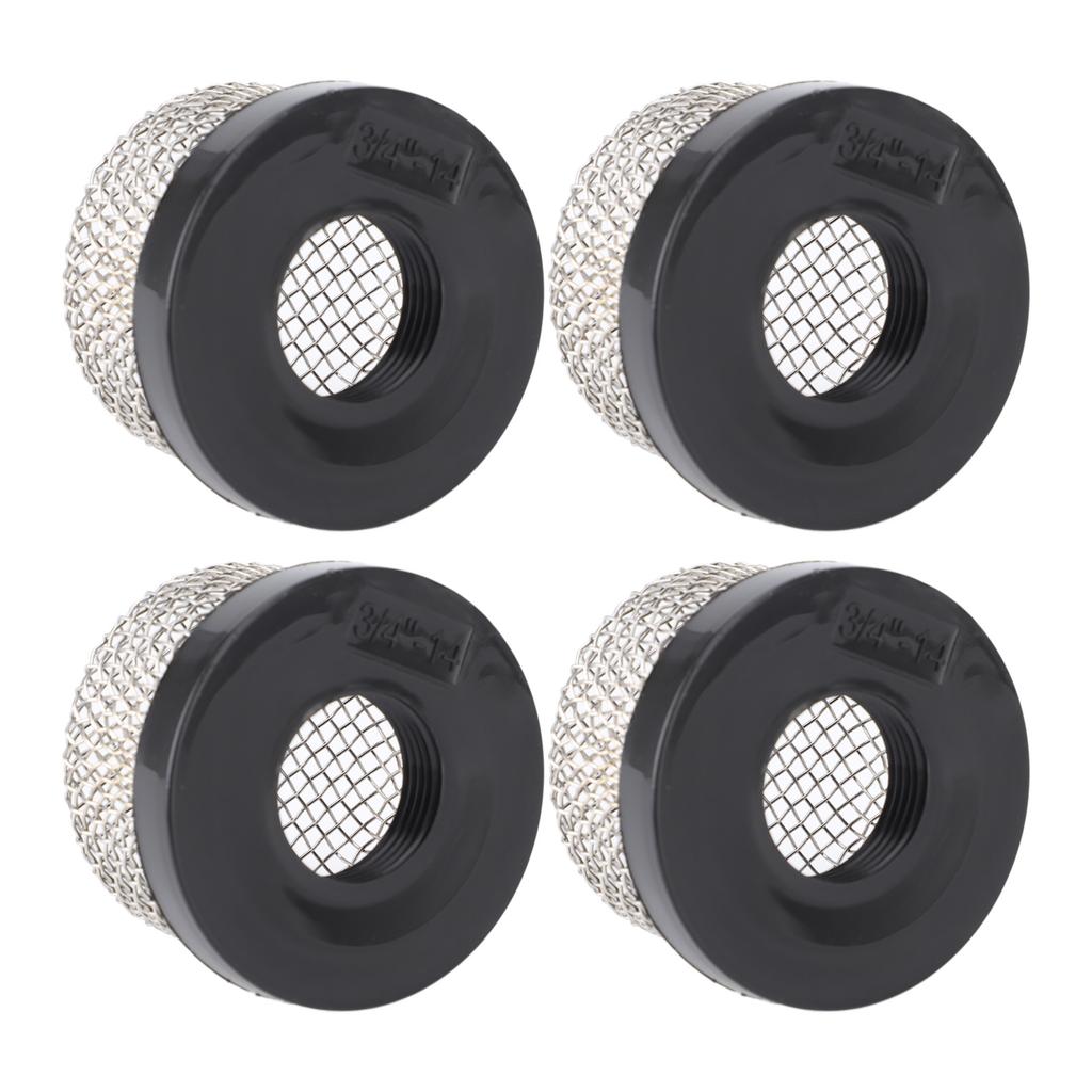 Stainless Steel Mesh Strainer 3/4in‑14 Female Thread Aerator Screen Strainer for Livewell Pump 4pcs