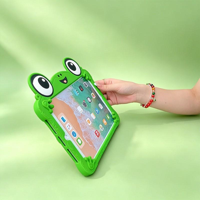 Eye Frog IPad 10 Case Air 3/4/5/6/7/8 Pro 11 12.9 Cartoon Silicone Tablet Cover