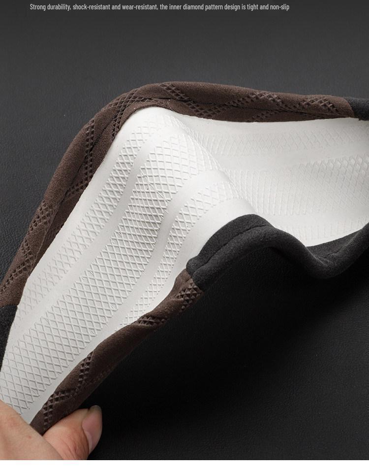 Ультратонкий нескользящий замшевый чехол на руль, подходит для Mercedes-Benz EQE 25/26, готов к зиме