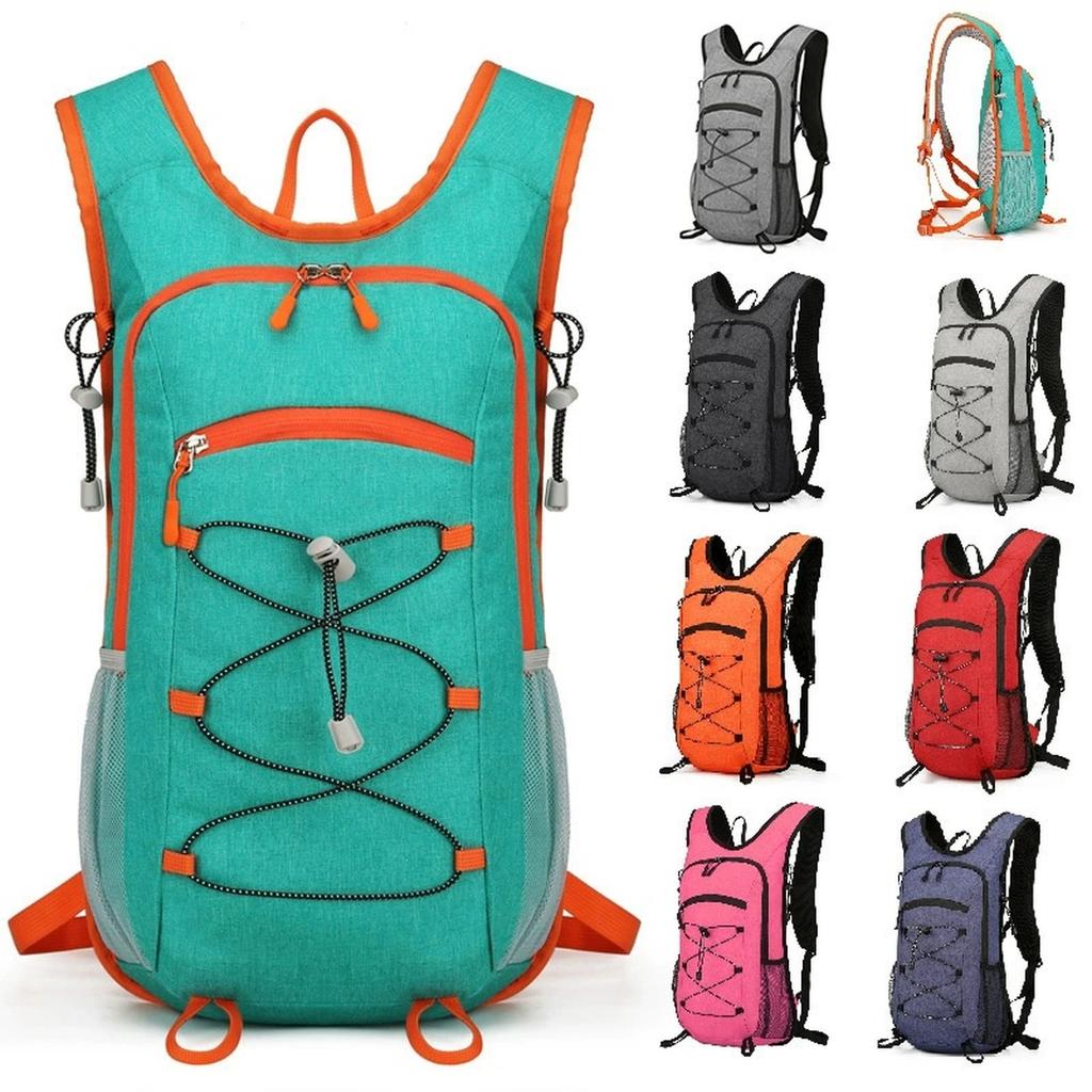 Outdoor Mountaineering Backpack Waterproof Lightweight Zippers Backpack Portable Running Rucksack Hiking Work Travel Camping Bag