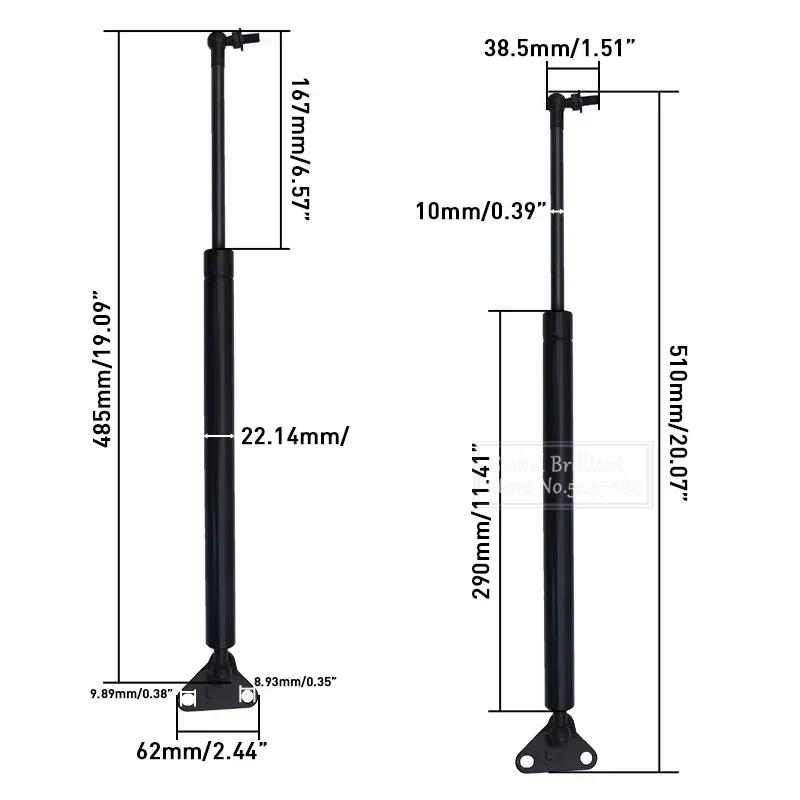 Задние амортизаторы для Toyota Land Cruiser 200 Series 200 2007-2024 / Lexus LX570 (Дж200) Газовые стойки задней двери багажника Поддержка подъема пружины
