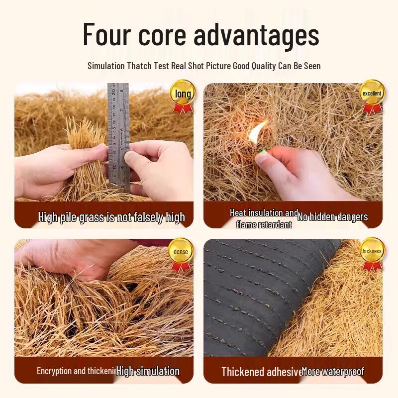 Коллекция искусственной травы и соломы Aokedo