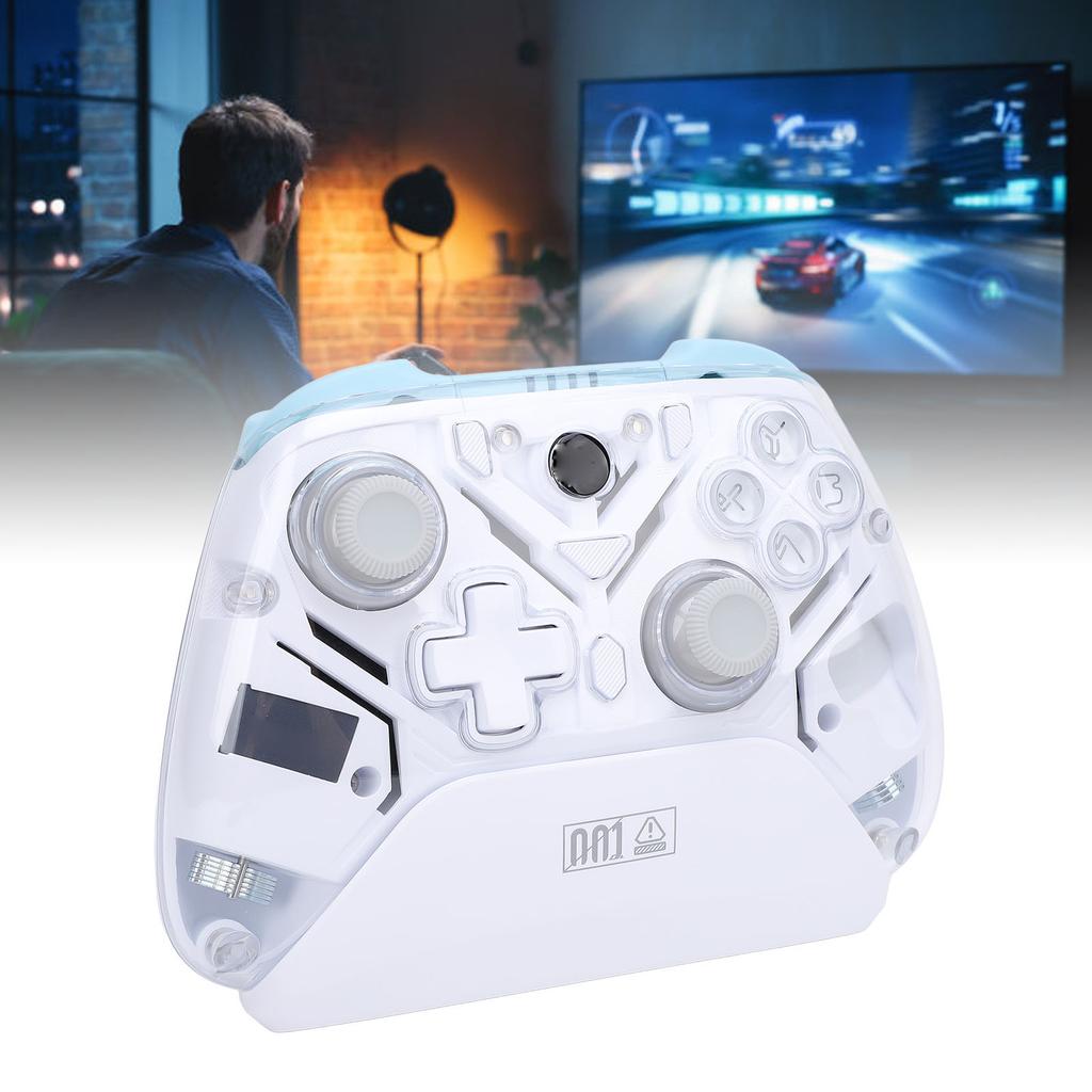 Беспроводной игровой контроллер 2.4G с датчиками Холла, RGB-подсветкой, функцией Burst Игровой контроллер для ПК для для