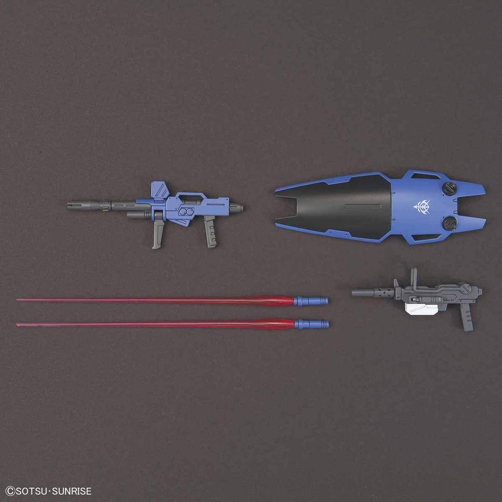 Пластиковая модель HGUC Mobile Suit Gundam Gaiden Terrifying Blue Destiny Blue Destiny Unit 02 в масштабе «EXAM» 1/144 с цветовой кодировкой