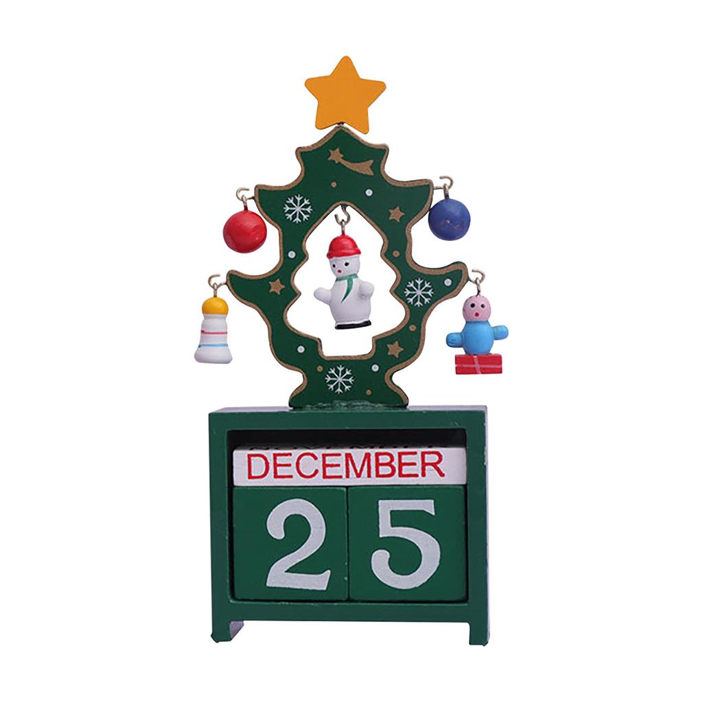 Рождественский деревянный календарь, украшение торгового центра, календарь, рождественский креативный орнамент