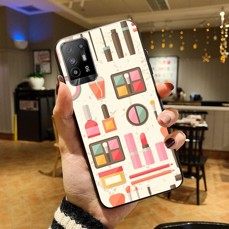Виды инструментов для парикмахера Make Up Girl Life Чехол для телефона OPPO A74 A94 A3S A5S A9 A12 A15S A52 A53S A72 A73 A91 5G Чехлы