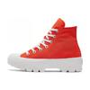 Chuck Taylor All Star Lugged Классический комфорт Нескользящие Износостойкие Высокие эспадрильи Женские Красные
