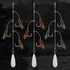 Artificial Fly Fishing Lure with Multi-hook Realistic Looking Compact Design Portable 3D Bionic Fly Fishing Bait