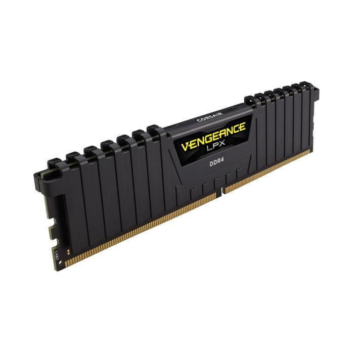Оперативная память - CORSAIR - Vengeance LPX DDR4 - 16 ГБ 2x8 ГБ DIMM - 3200 МГц - 1,35 В - Черный (CMK16GX4M2B3200C)