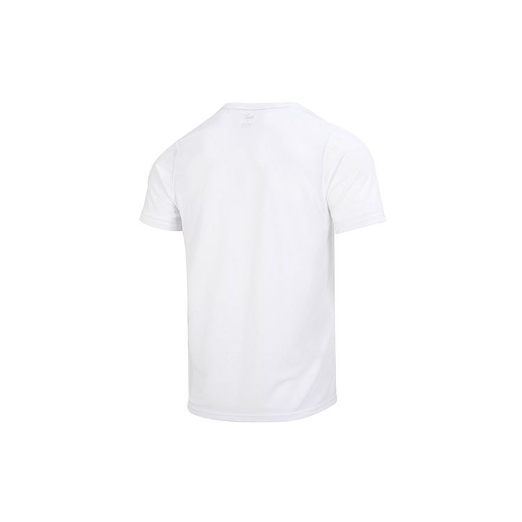 Puma Logo Print Crew Neck Short Sleeve T-Shirt Men Tops White 520759-02