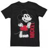 Черная унисекс футболка с контуром Микки Мауса от Disney