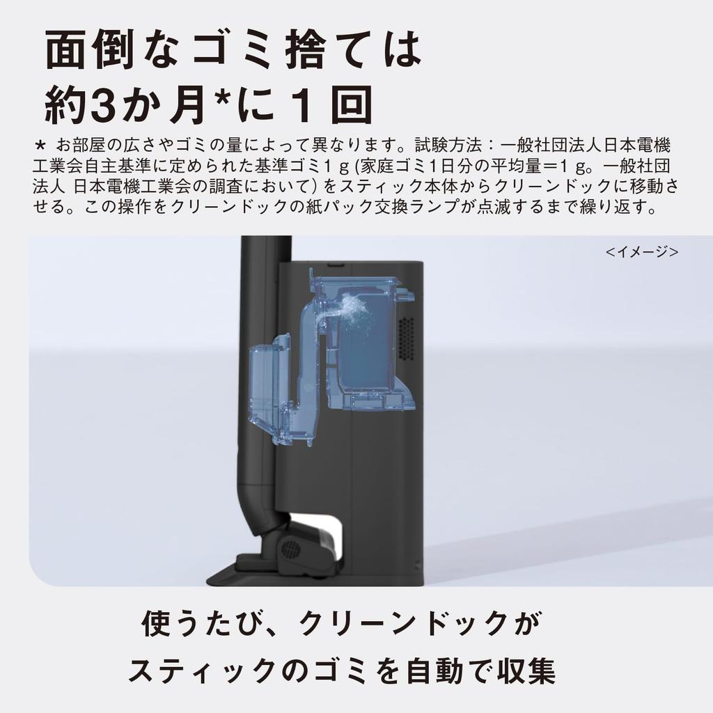 Panasonic Panasonic Store Plus Model Отдельный беспроводной очиститель Stick Black MC-NS10KE-K