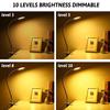 Flexible LED Vertical Lighting Desk Lamp Desktop Work Writing Lamp Bedroom Adjustable Clamping Bed Light Writing Reading Lamp