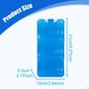 2x Ice Packs Cool Pack Leakproof Portable Versatile 650ml Freezer Blocks for Family Home