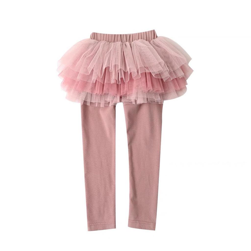 Girls' Fashionable Culottes: 2024 Spring & Autumn Style Skirt Leggings for Children