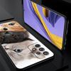 Милый чехол-котик с сердцем для Samsung Galaxy A17 A07 A55 A35 A25 A15 A05s A33 5G A31 A23 A21s A13 A41 A73 A53 A51 A71 A03