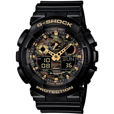 Мужские часы G-Shock GA-100CF-1A9JF, настоящая японская модель, черные