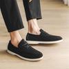 2025 New Autumn Casual Flat Shoes Retro Slip-on Men Driving Shoes Suede Daily Laightweight Leisure Shoes Man's Soft Loafers