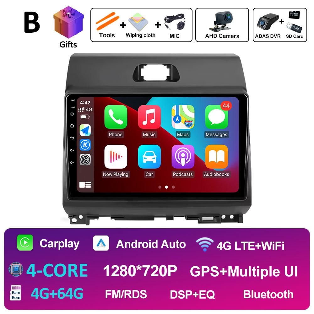 9-дюймовый автомобильный радиоприемник для KIA Ray 2011 2012 2013 2014 - 2017 Видеоплеер Беспроводной Carplay GPS Навигация Вентилятор охлаждения Авто Инструменты WIFI