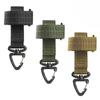 Rotatable-hanging Head Quick Release Gloves Hook Triangle Webbing Gloves Hook  Glove Storage