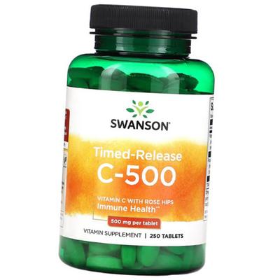 Витамин С таблетки, Vitamin C-500 Timed-Release, 250таб (36280178)