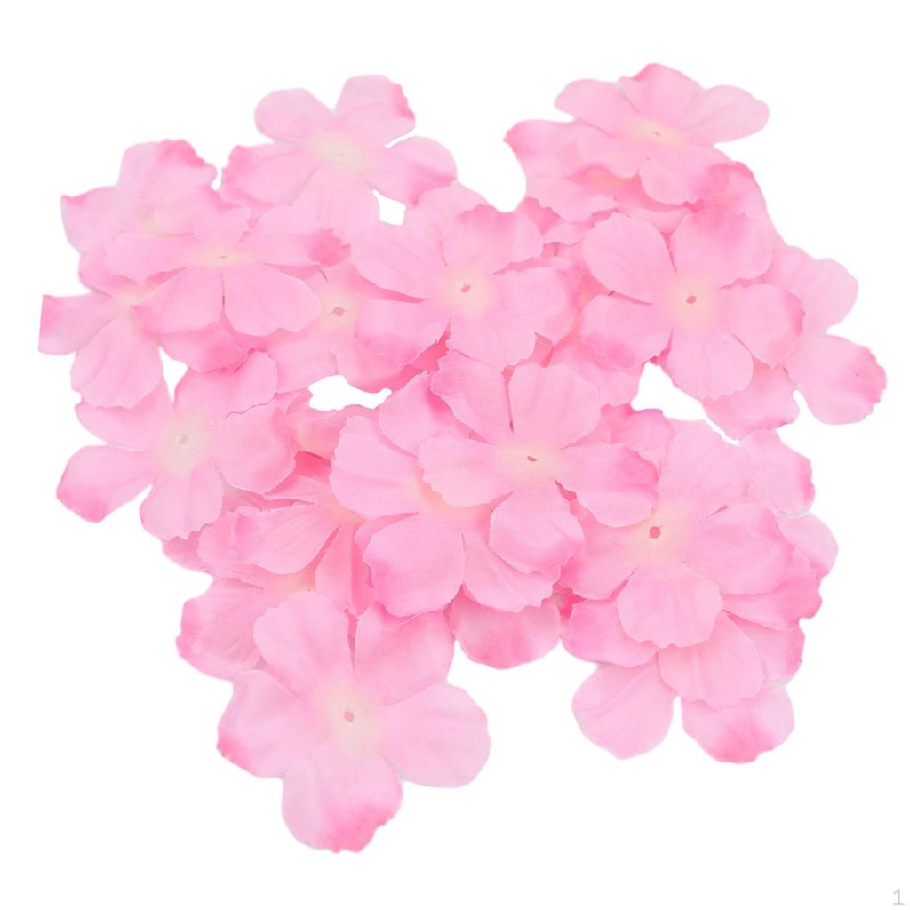 500 Pieces Flower Petals Artificial Fake Silk Floral Head for Garden