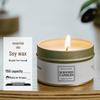 High-Quality Tinplate Aromatherapy Candles: Long-lasting and Elegant Scented Decor for Birthdays and Bedrooms