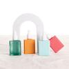 1Pc Macaron Color Flat Square Serum Aromatherapy Liquid Massage Drop Pipette Bottle Empty Glass Dropper Essential Oil Bottles