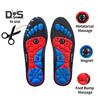 1 пара магнитотерапевтических стелек, акупрессурные массажные стельки для мужчин и женщин, вставки для ног, улучшающие циркуляцию крови, снимающие давление
