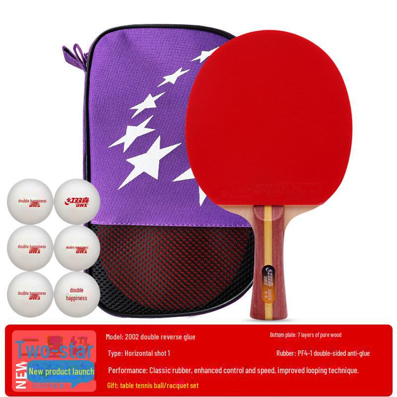 DHS Table Tennis Racket - Beginner To Pro Level, Horizontal & Vertical Orientation