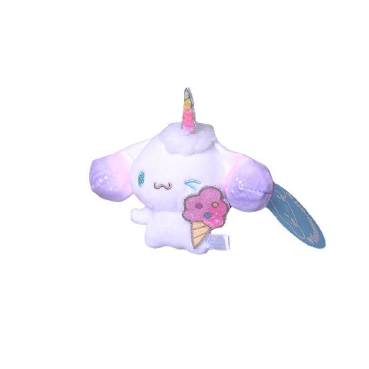 Doll Cinnamon Dog Pendant Featuring An Ice Cream Diamond Design Lollipop