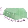 VidaXL Greenhouse 600x300x200 Cm Green Galvanized Steel Garden Greenhouse Vegetable Shelters 45536