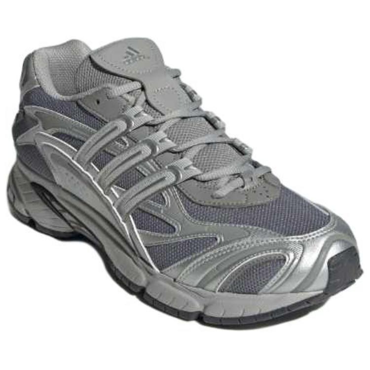 Adidas Originals Temper Run 2.0 Удобные Универсальные Нескользящие Прочные Низкие Кроссовки для Папы Унисекс Серые JR9558