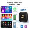 Android14 New Wired To Wireless Carplay Android Auto Adapter Netflix YouTube Car Intelligent Systems For Toyota Mazda Hyundai