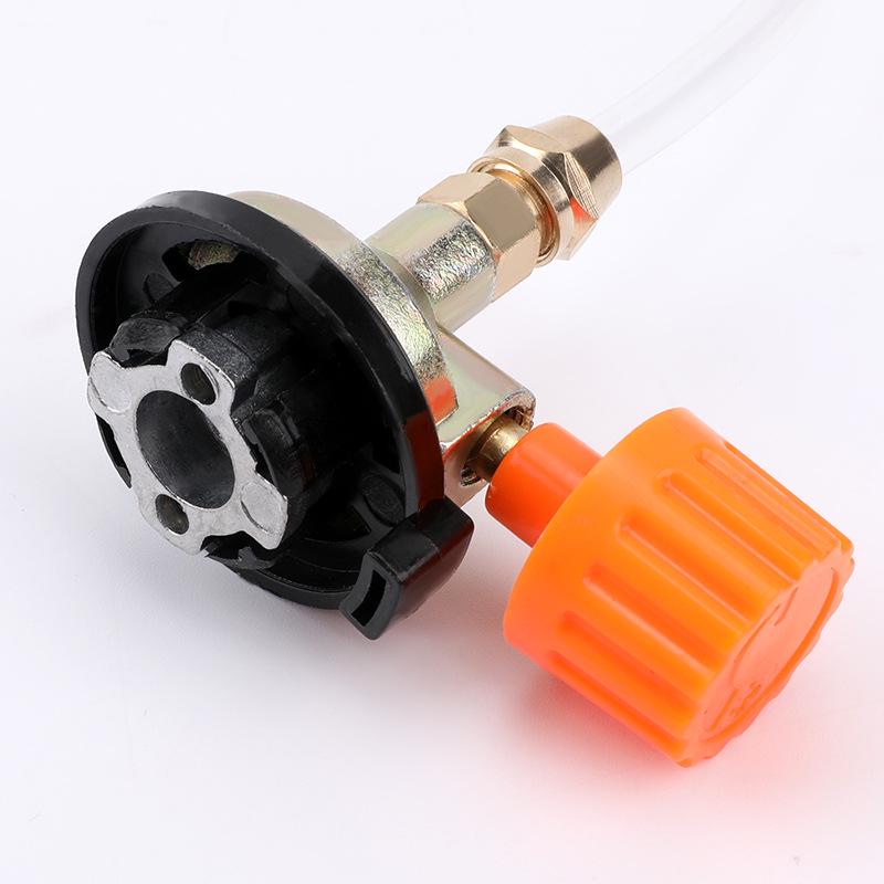 Outdoor Gas Can Refill Valve Adapter with Guide for Liquefied Gas Tanks