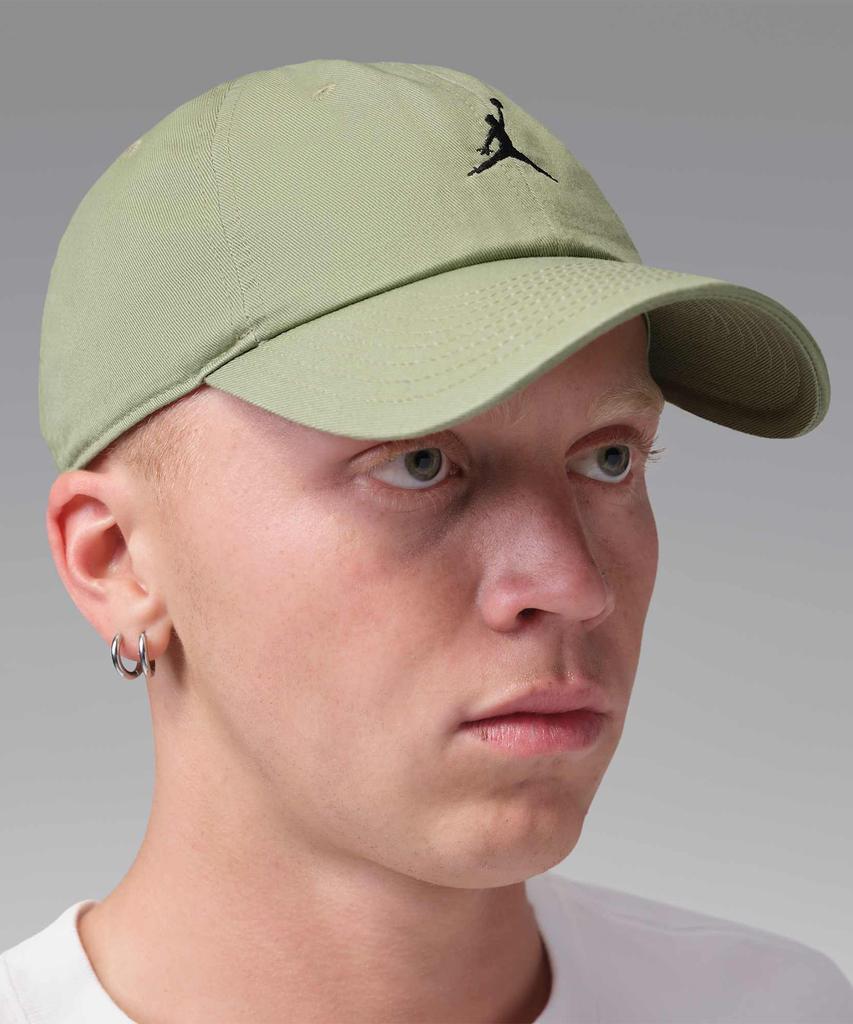 Nike Кепка Jordan Club без структуры с изогнутым козырьком - Аллигатор: Черный / Hq1963-334