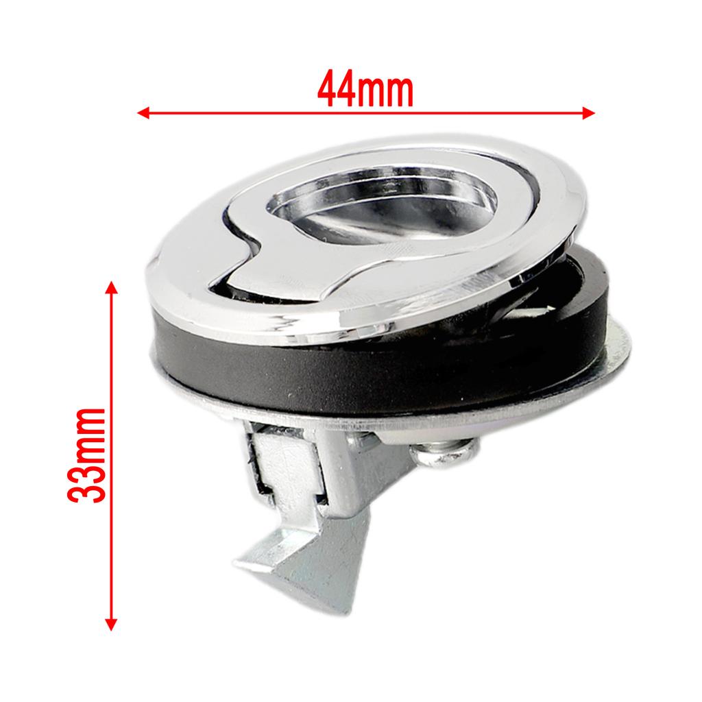 Marine Hatch Locking Locker Boat Embedded Flush Pull Hatch Slam Latch For Boat Alloy Latch Latch 1.77 Inch 2Pcs 4Pcs