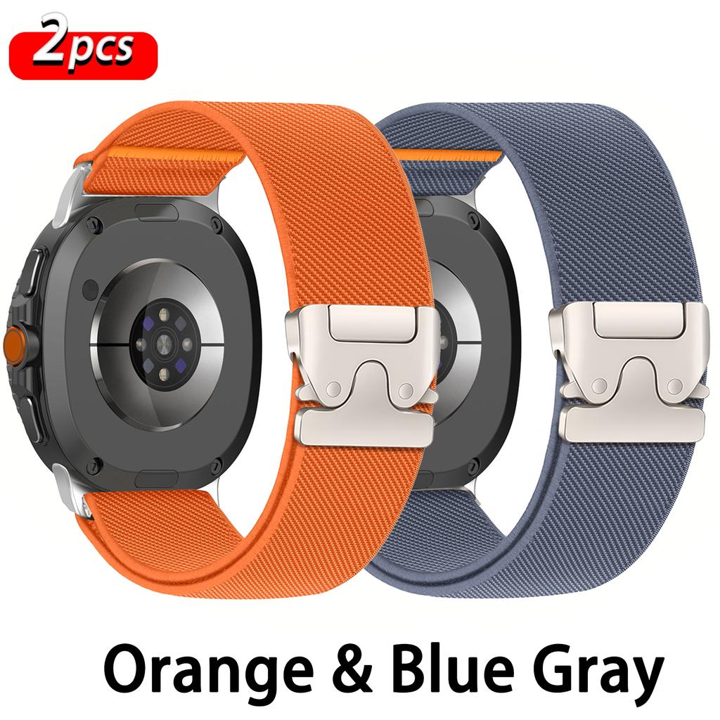 2 PCS Parachute band for Samsung Galaxy Watch 8 Strap 44mm 40mm Accessories Nylon Bracelet correa galaxy watch 8 classic 46mm