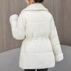 Fashion Winter Coat Female Warm Parkas Faux Fur Collar Casual Thick Women Jackets