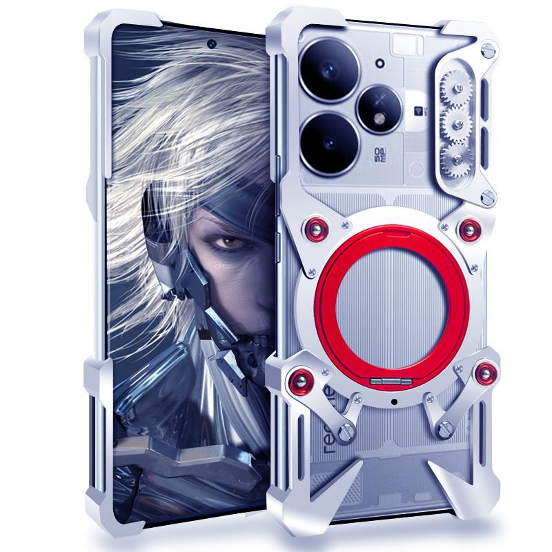 Luxury New Thor Heavy Duty Armor Metal Aluminum Phone Case For Realme GT 7 6 5 7T Pro SE NEO6 Cover Back Fundas Coques Bumper