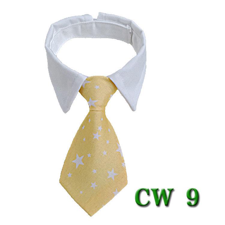 Полосатый ошейник-бабочка и шарф для собак