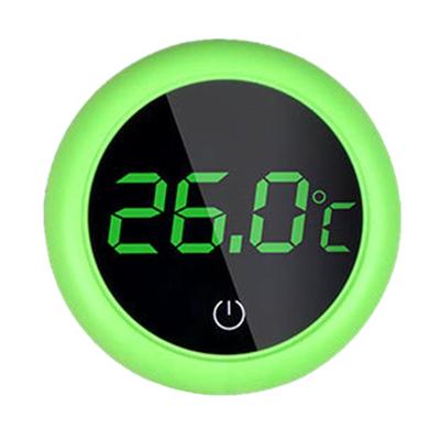 Аквариумный термометр LED цифровой для рыбок в аквариуме Термометры Сенсорный экран Большие цифры Монитор Температура террариума Без В