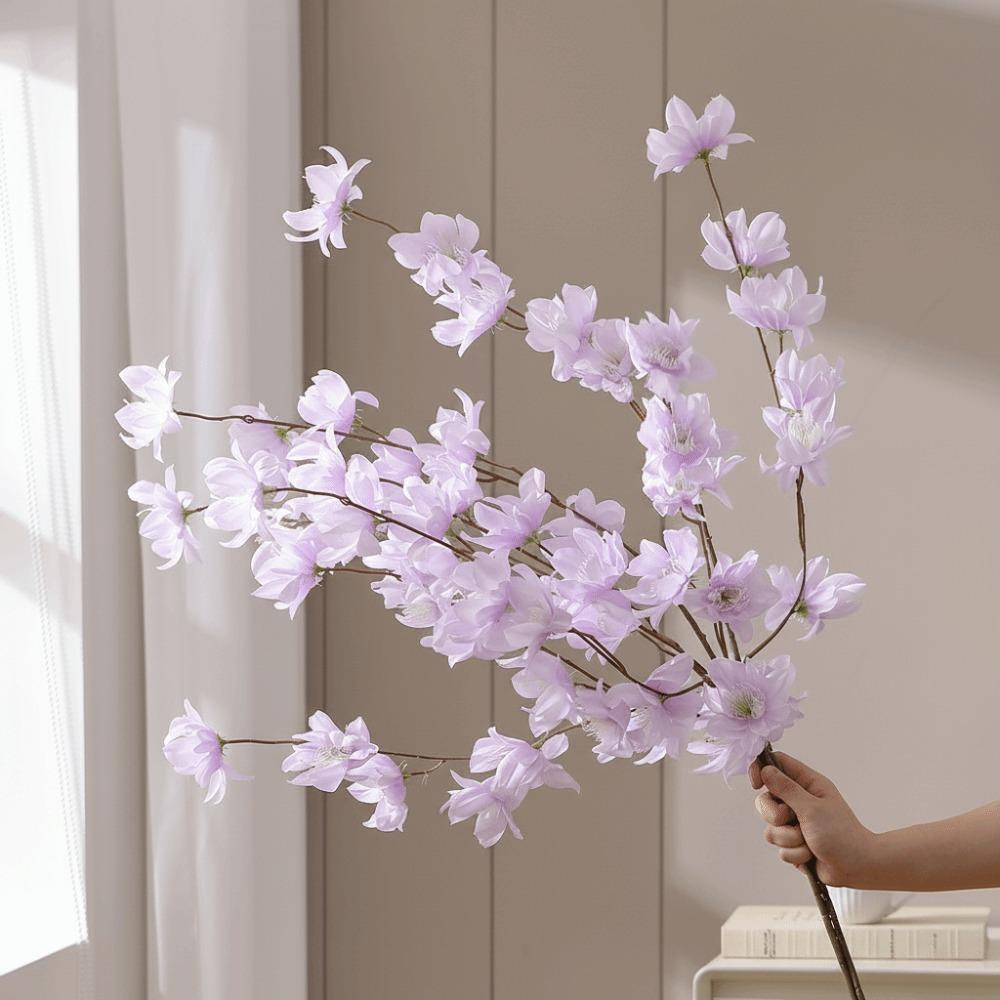 Artificial Design Fake Flowers Fake Material Flower Bouquets  Garden Decor