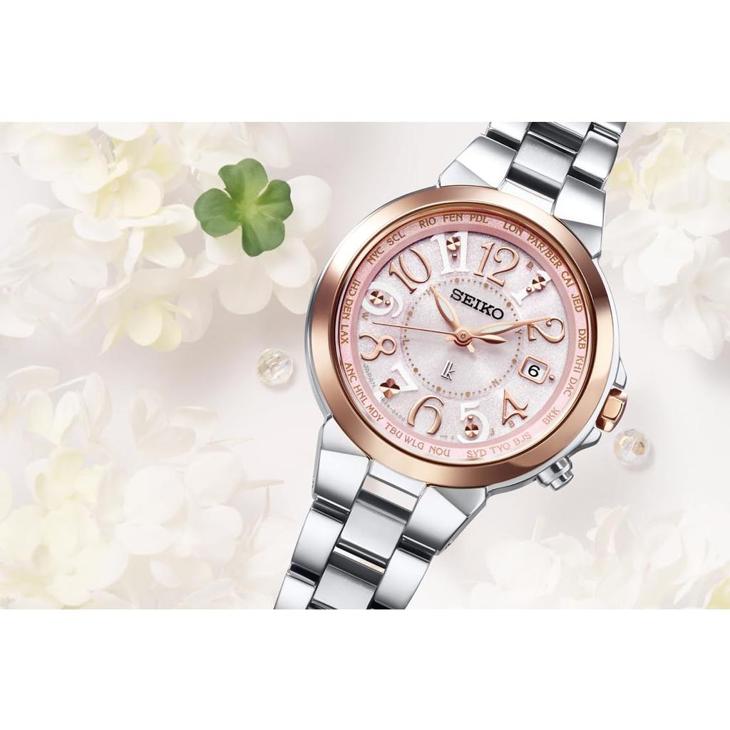 Lucia Solar Radio Titanium Модель Сапфировое стекло Суперпрозрачное покрытие SSQV004 Серебряный [Часы Seiko] Женские