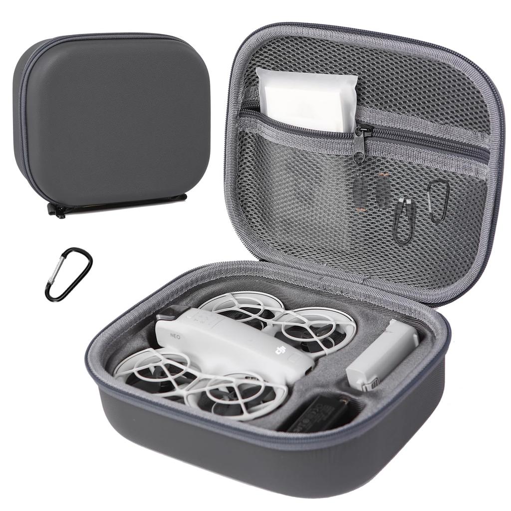 Storage Bag for DJI Neo-Portable Hard Travel Carrying Case with YKK Zipper for DJI Neo Drone Aceessories-Blue