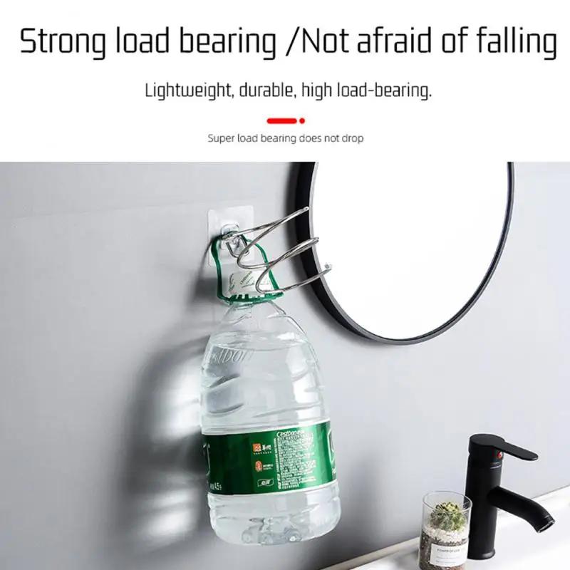 Hair Dryer Holder Self-Adhesive Hair Dryer Stand Wall Mounted Dryer Hanger Stainless Steel Hairdryer Holder Bathroom Accessories